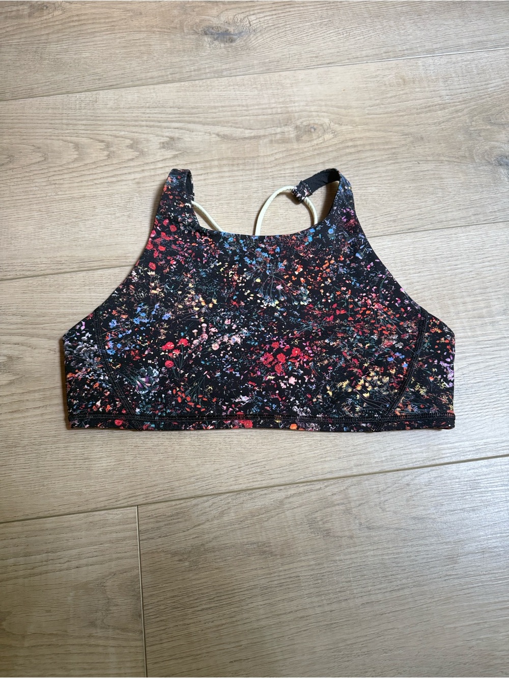 Lululemon Paint Splatter Sports Bra Size 8